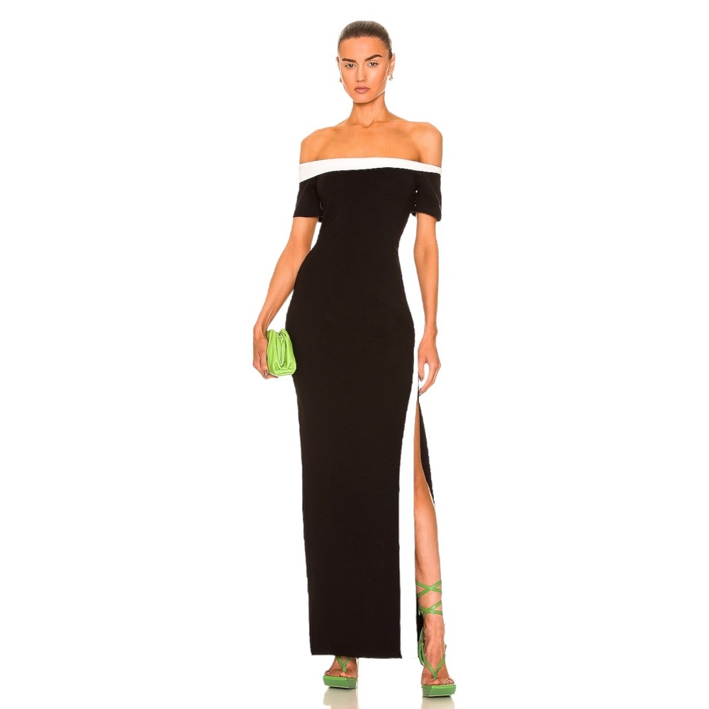 Staud Gabriel‎ Dress in Black & White